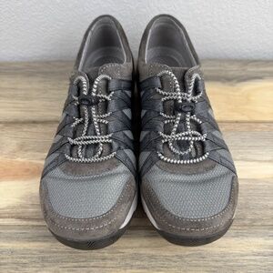 Dansko Honor Sneaker Gray Leather Size 6 Size EU 36